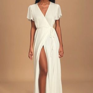 Lulus White Maxi Dress